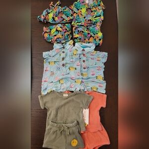 0-3 months Twins Boy / Girl Summer Bundle